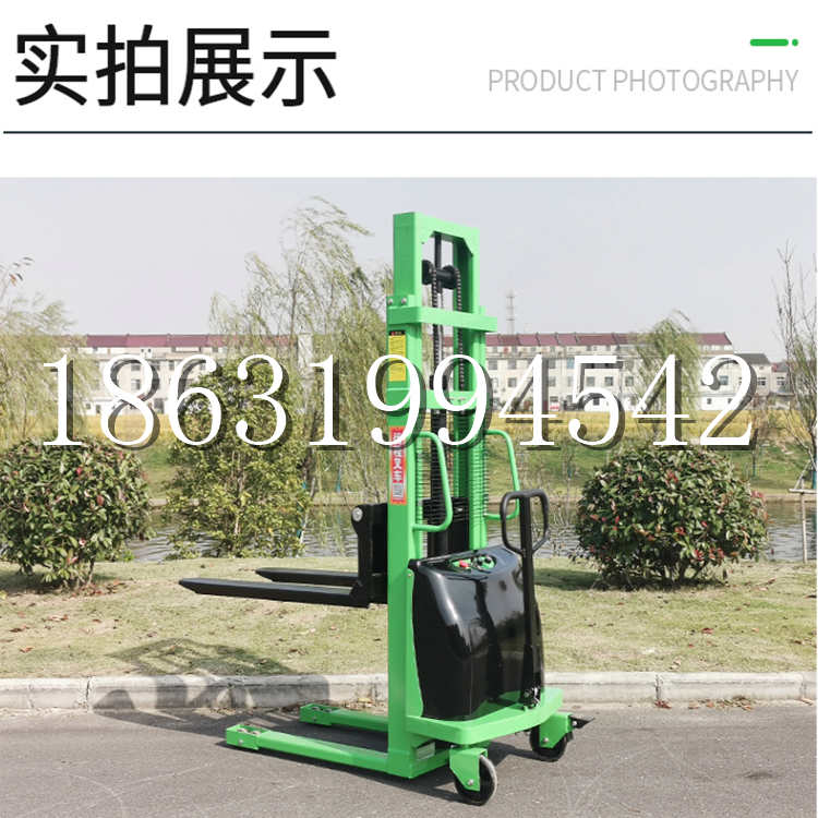 清新区电动叉车堆高车液压铲车电瓶1吨2吨站驾步行式小型全自动叉车
